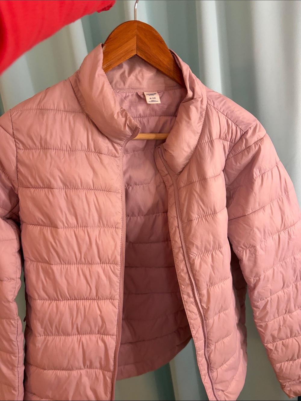 Old Navy Light Pink Puffer Jacket